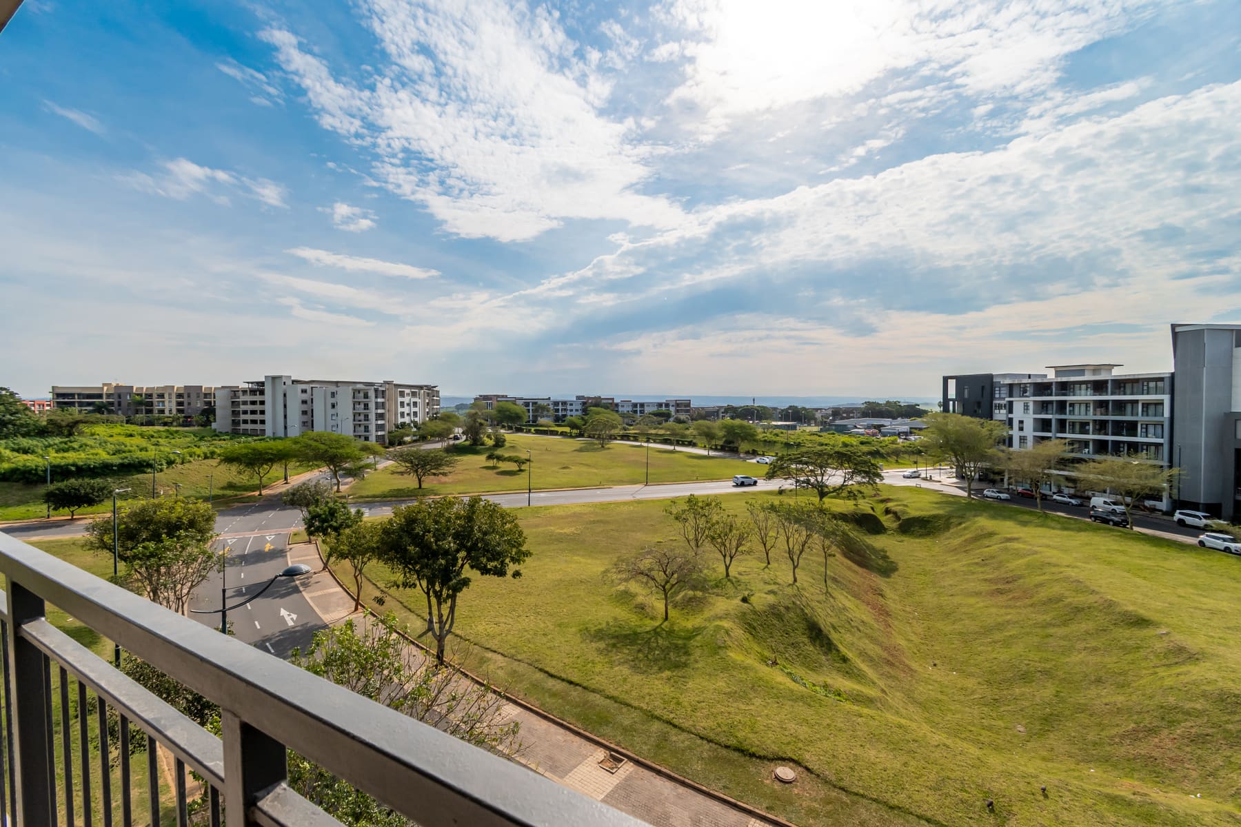 View from Studio Sage toward the gardens